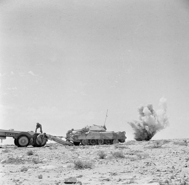 How were tanks repaired on the field during the Second World War