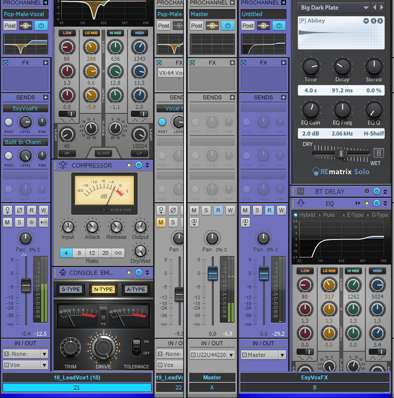 Mixing Vocals Easy Dynamic Vocal FX in SONAR