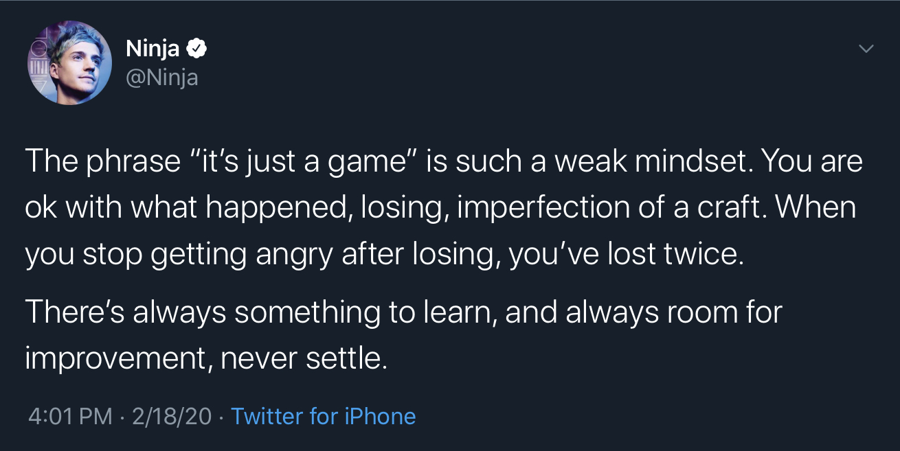 The Toxic Meritocracy of Video Games, Chapter One