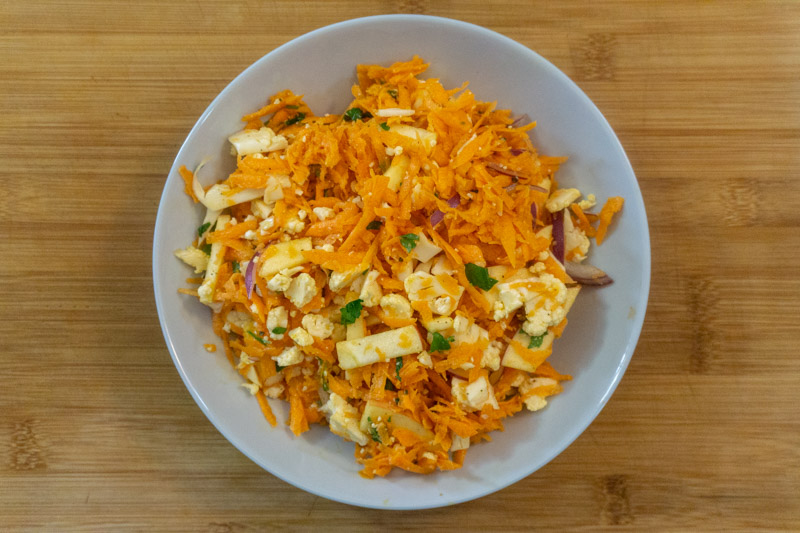 Carrot & Cauliflower Coleslaw Without Cabbage or Mayo No Frills Kitchen