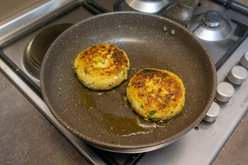 Mediterranean Chickpea Patties Without a Food Processor No Frills Kitchen