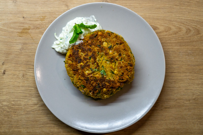 Mediterranean Chickpea Patties Without a Food Processor No Frills Kitchen