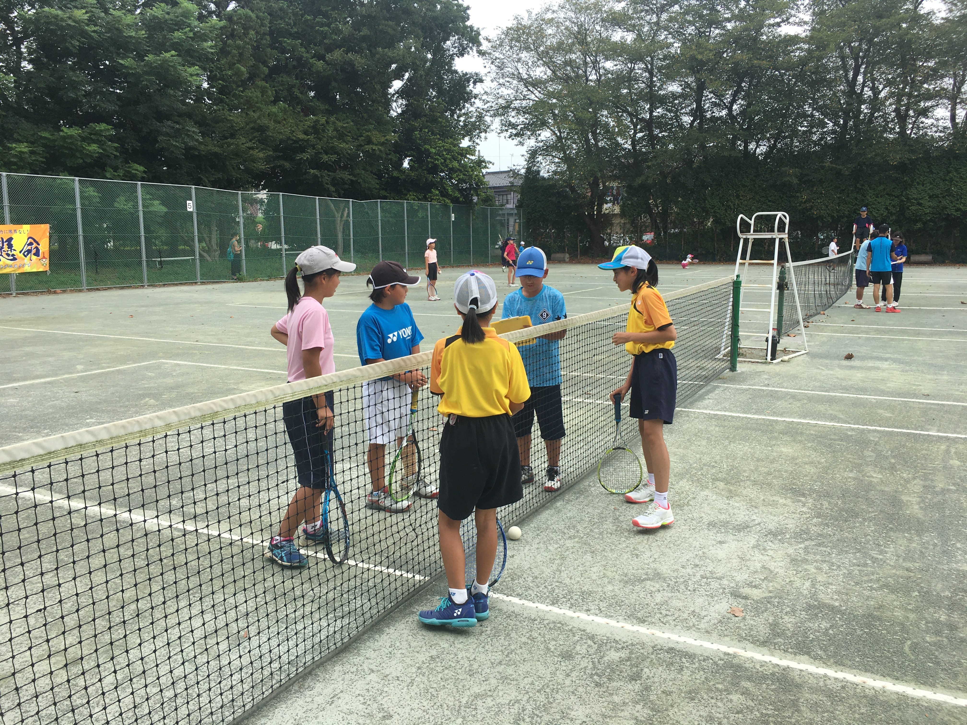 8/23 第48回野木町選手権大会を開催しました！ 野木ジュニアソフトテニスクラブ