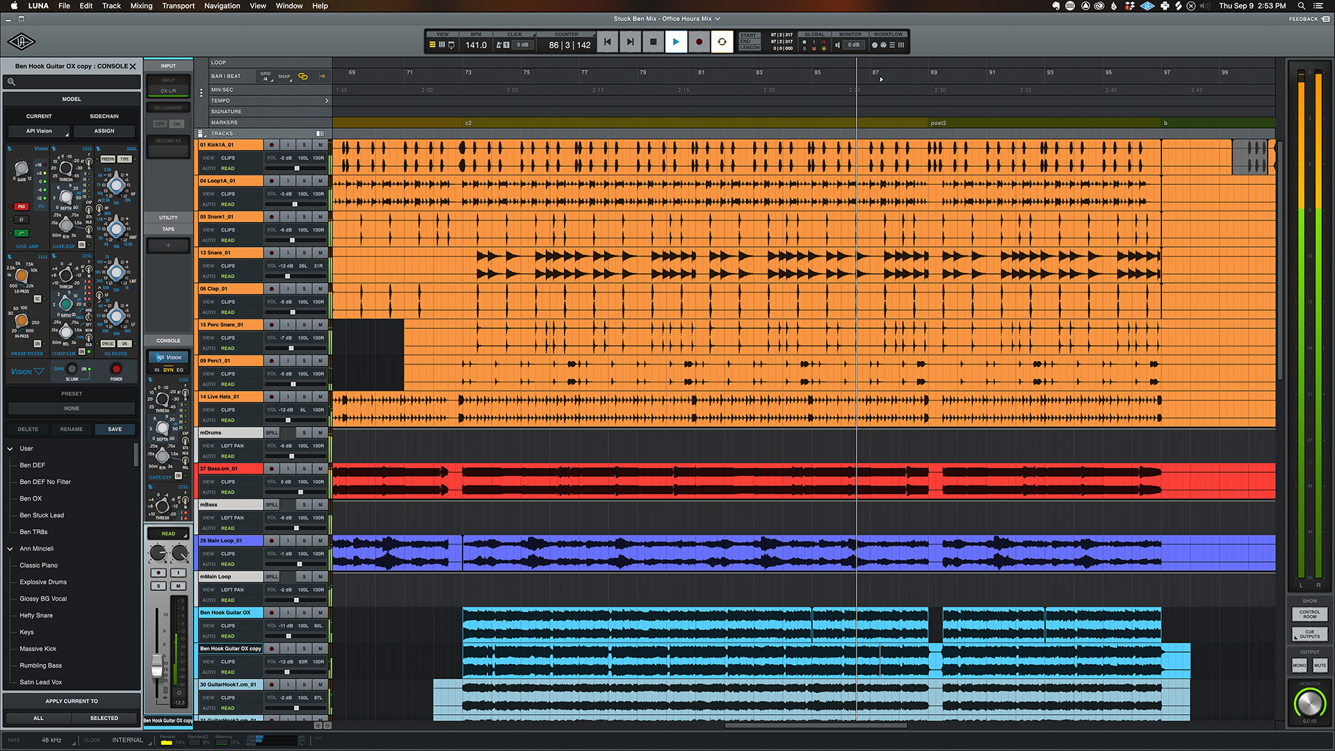 Universal Audio LUNA 1.2 Update adds Control Surface Support