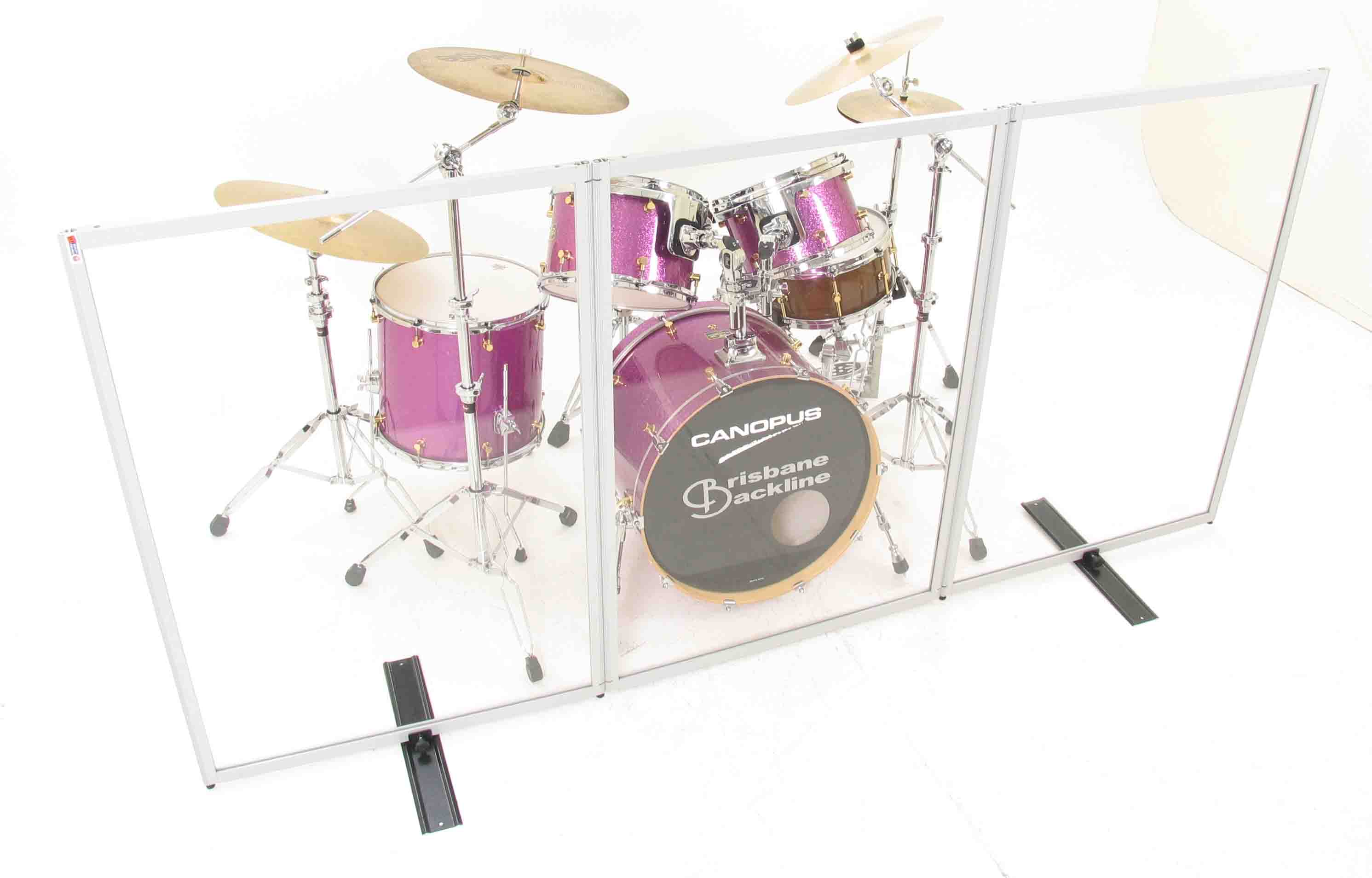 Acrylic Drum and Sound Shields