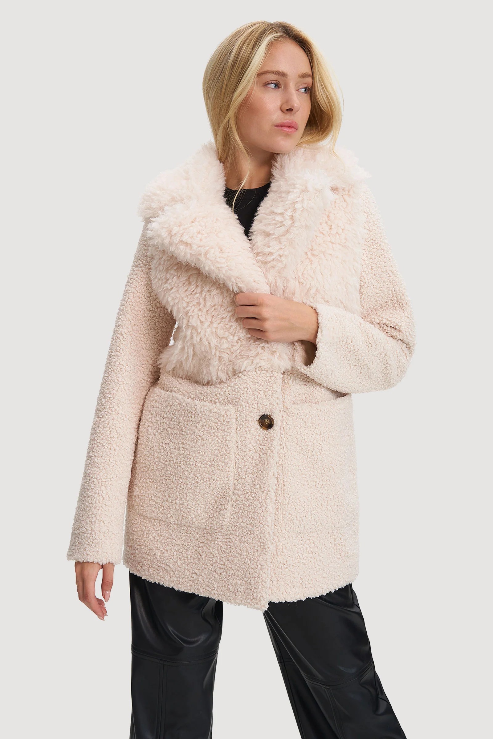 Shop Women's Vegan Sherpa Jackets Noize
