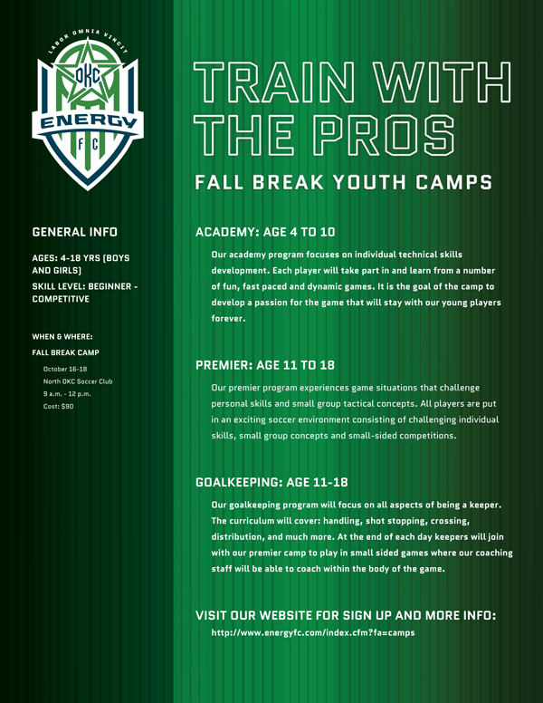 North Oklahoma City Soccer Club » Blog Archive » OKC Energy FC Training Camp