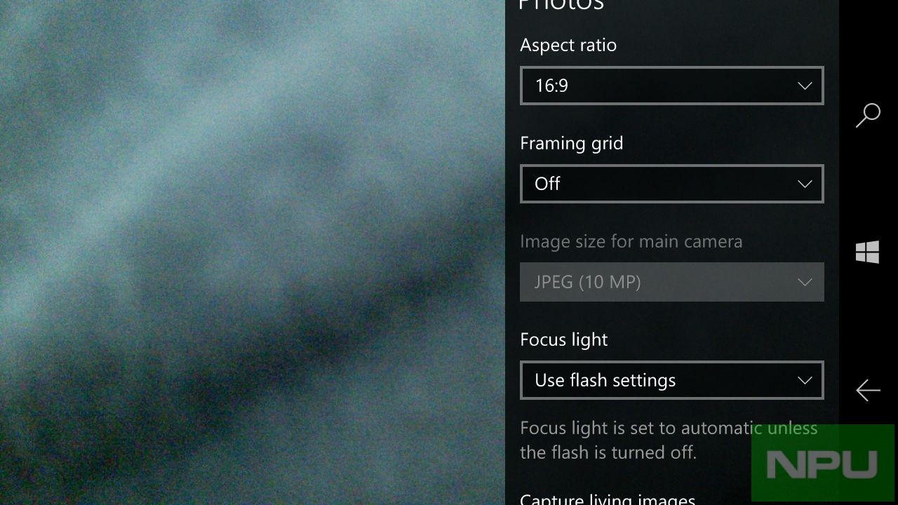 Windows 10 Mobile Camera update brings "Image size for main camera" option Nokiapoweruser