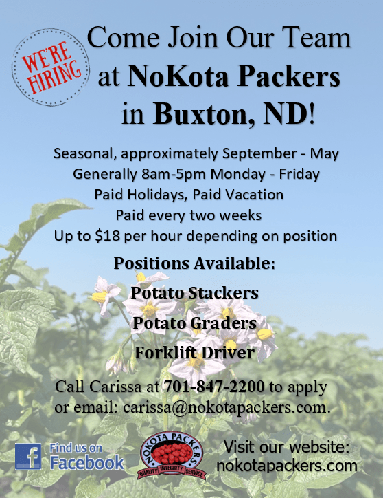 Red Potatoes By NoKota Packers