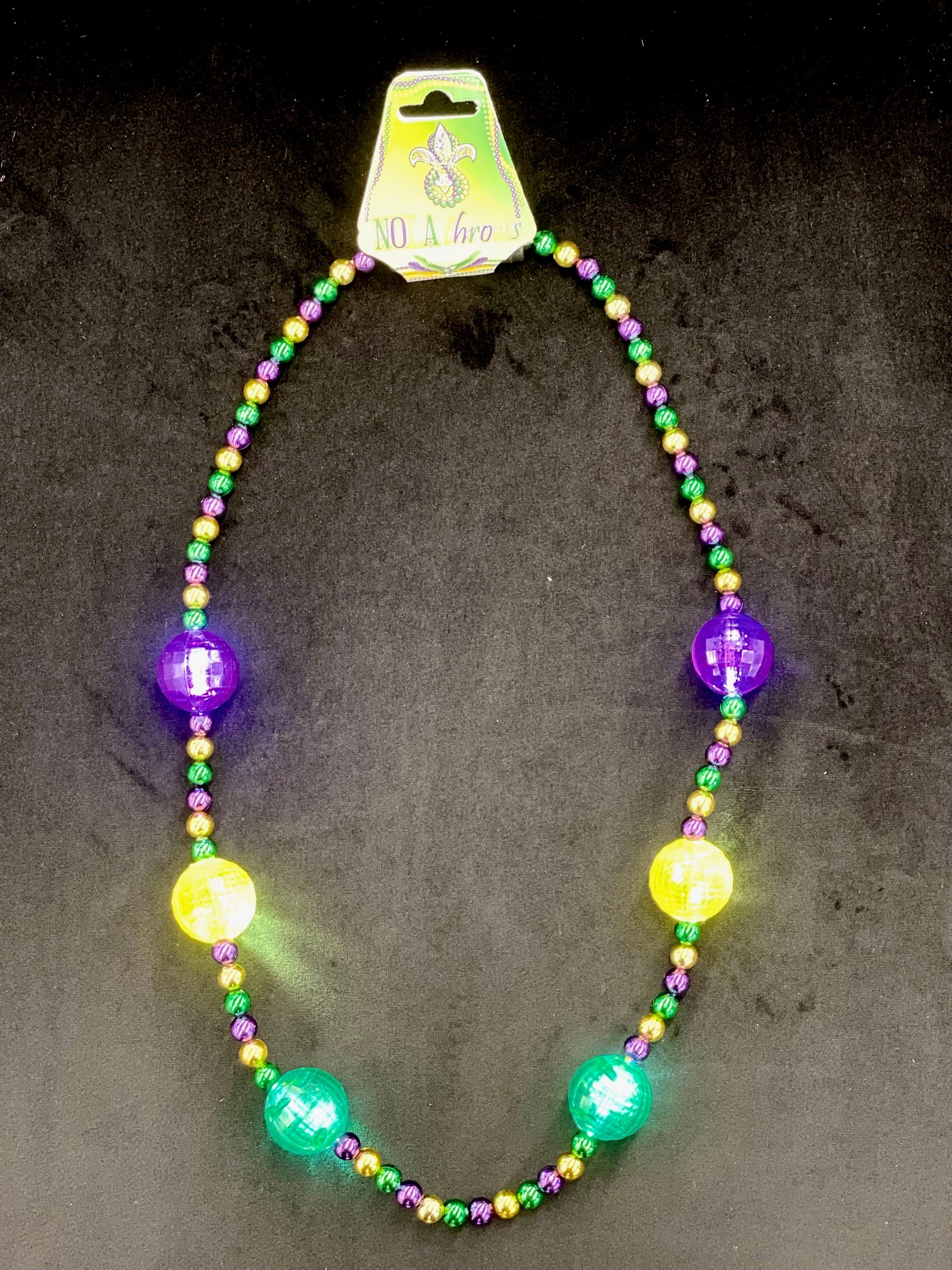 LED PGG Disco Ball Beads 101001 NOLA Throws