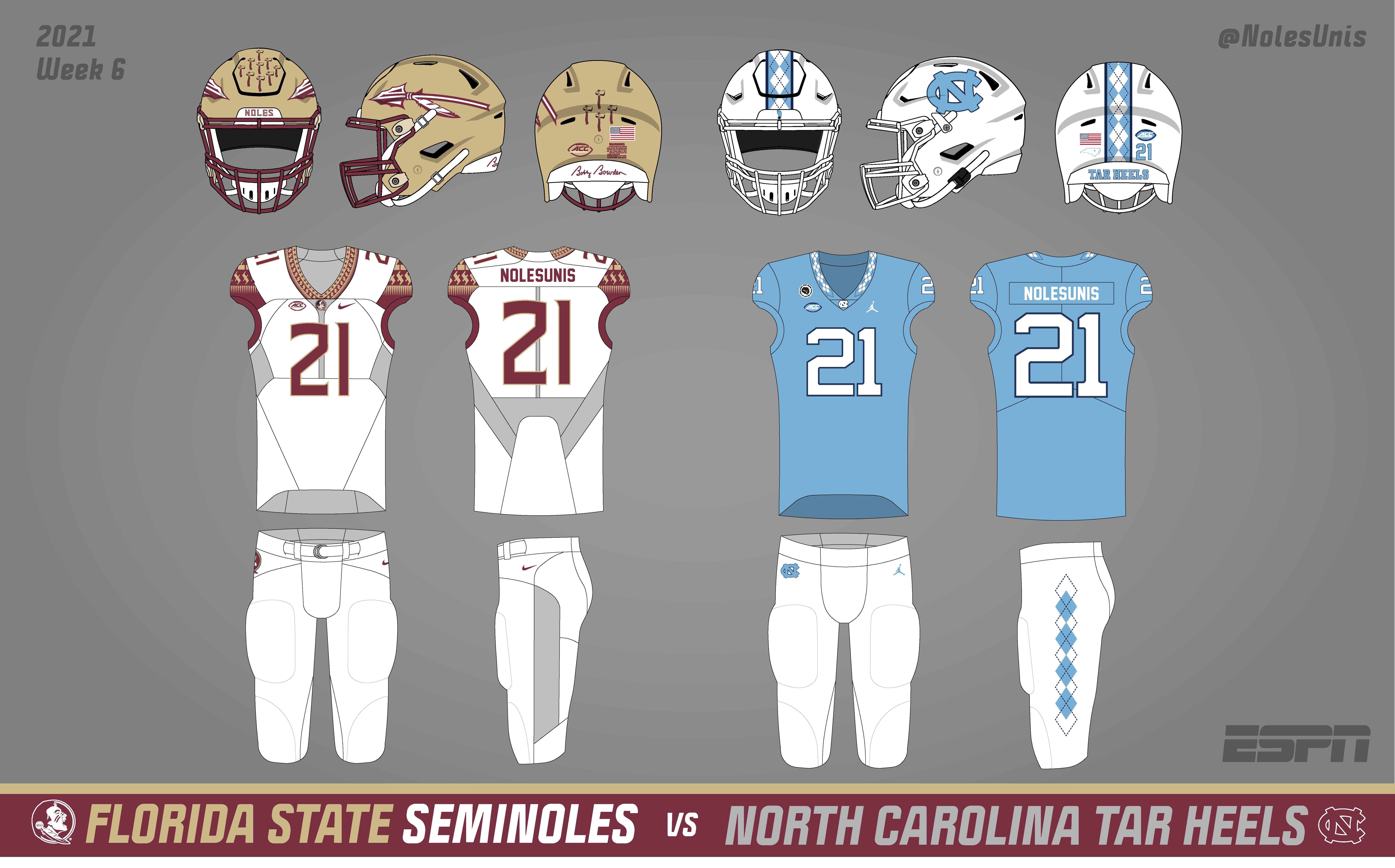 2021 Matchups Florida State Uniform Database