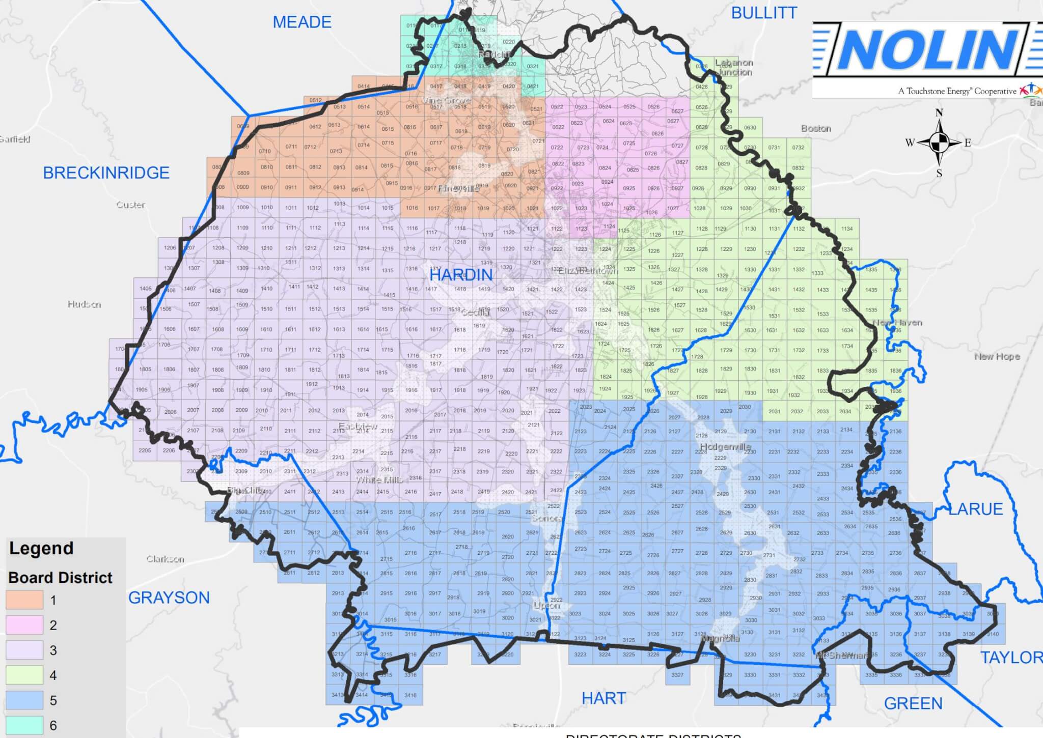 New Nolin Board Districts by David Brown, board chair and District 4