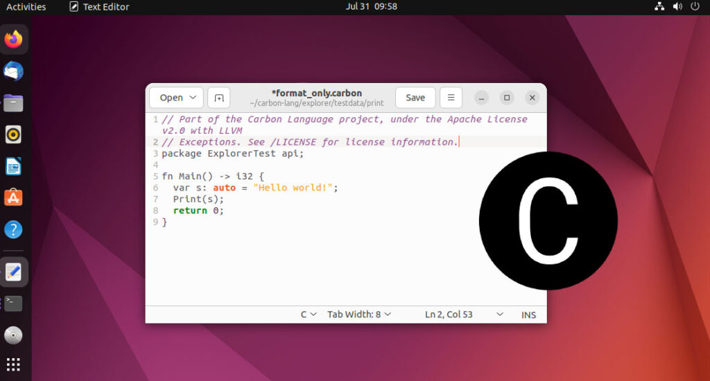 How to Set Up Carbon Programming Language on Ubuntu 22.04 NoloWiz