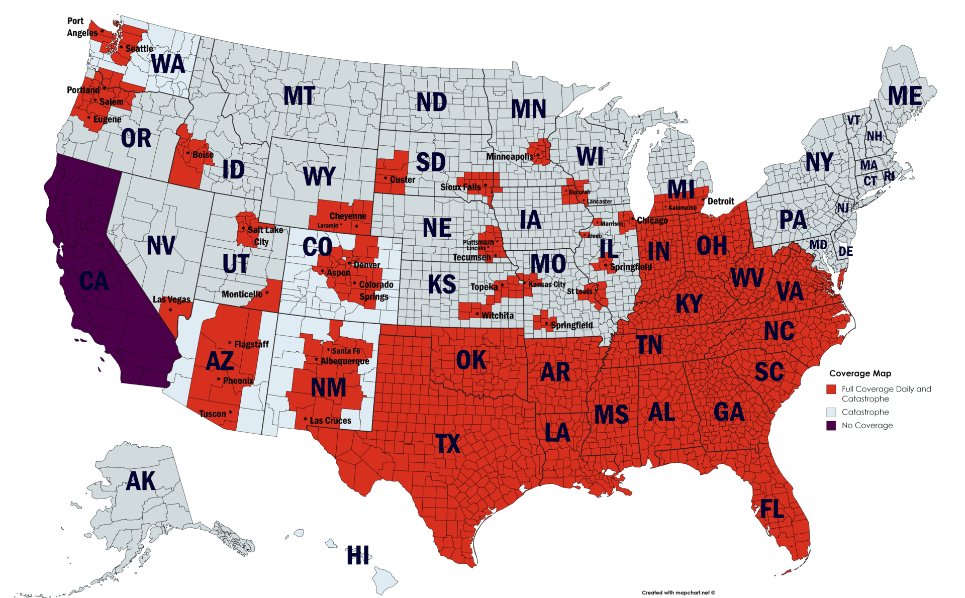Nomad Adjusting Coverage Area