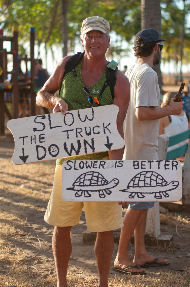 Community Sign Painting Event in Playa Junquillal Nomad Design House