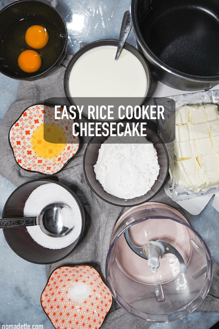 Rice Cooker Cheesecake Recipe Nomadette