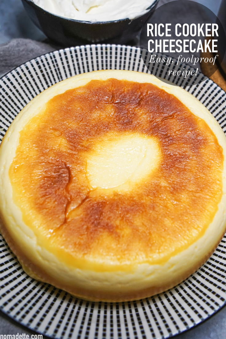Rice Cooker Cheesecake Recipe Nomadette
