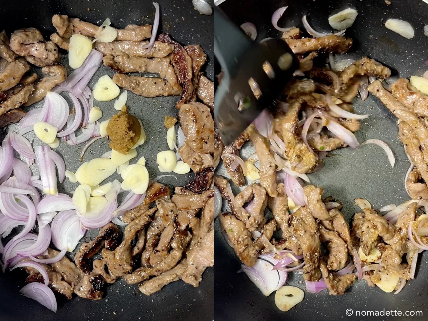 Black Pepper Beef Stir Fry BEST and easiest sauce ever! Nomadette