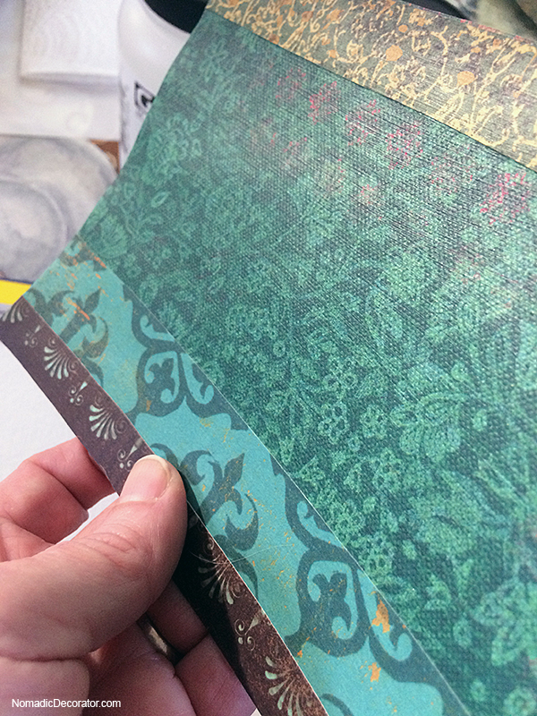 DIY Tutorial How to Make WrinkleFree Paper Decoupage with Golden