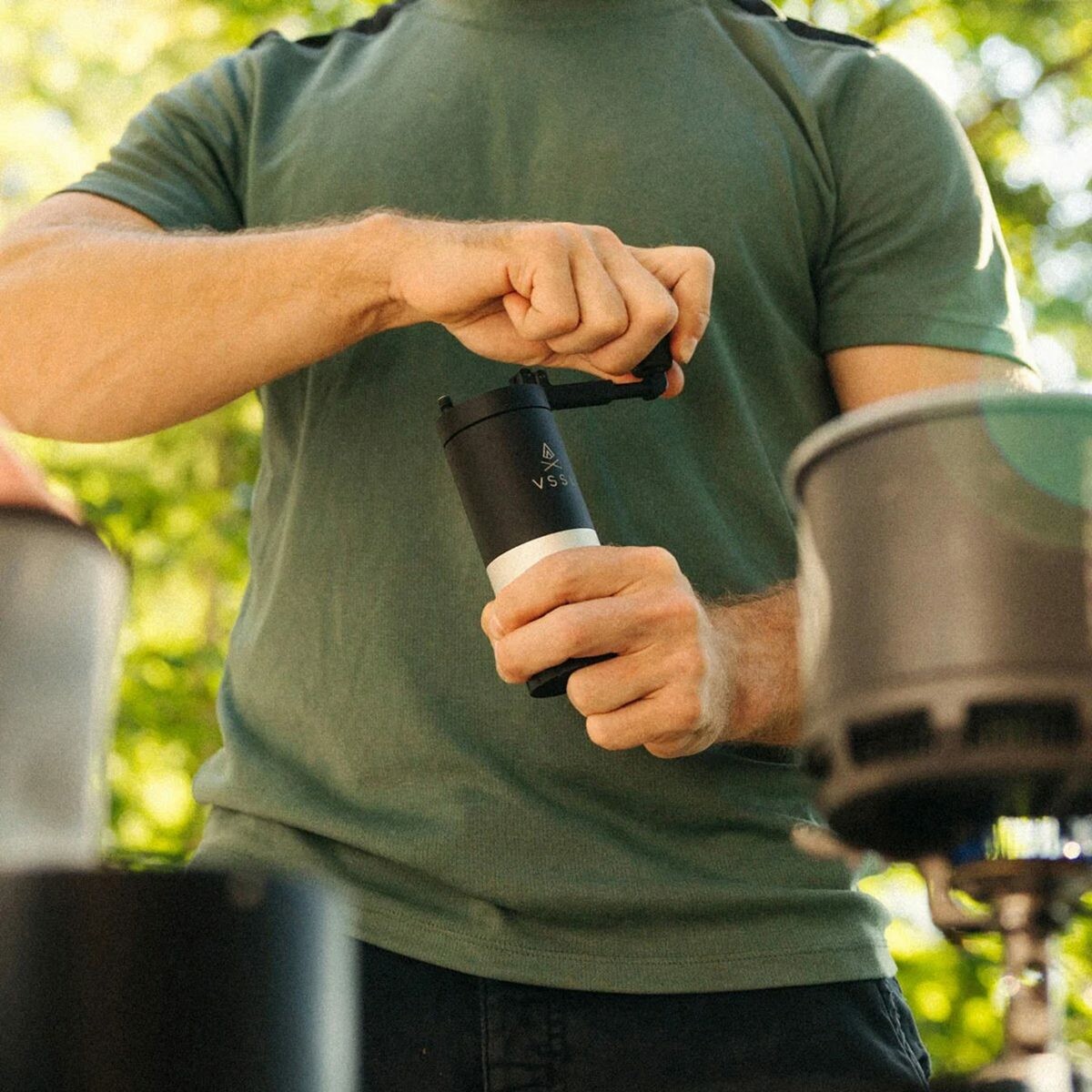 VSSL Java G45 Hand Coffee Grinder (Black)