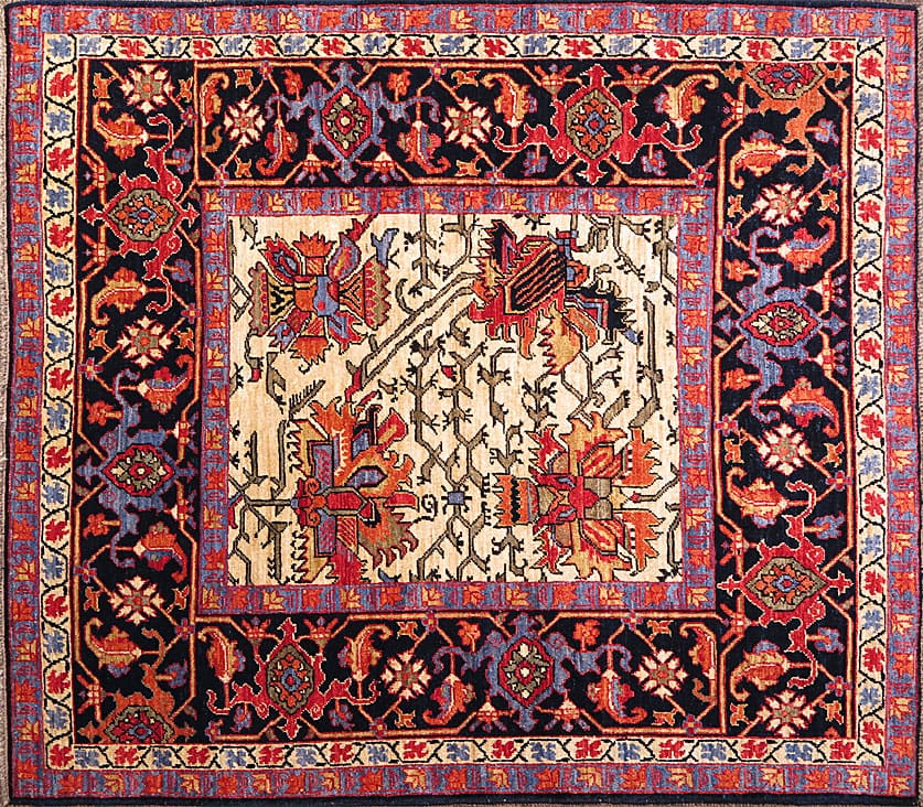 Square Heriz Oriental Rugs Nomad Rugs