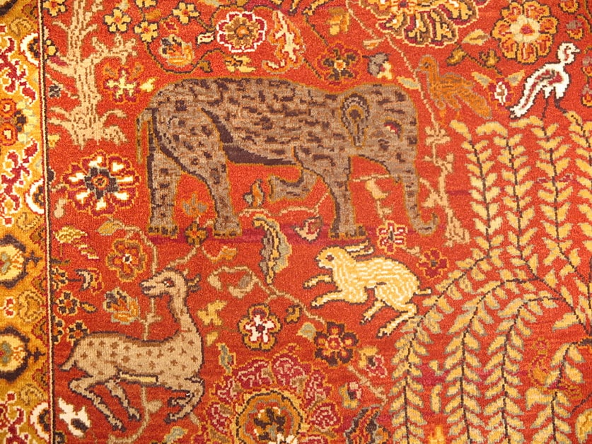 Animal Mughal Oriental Rugs Nomad Rugs