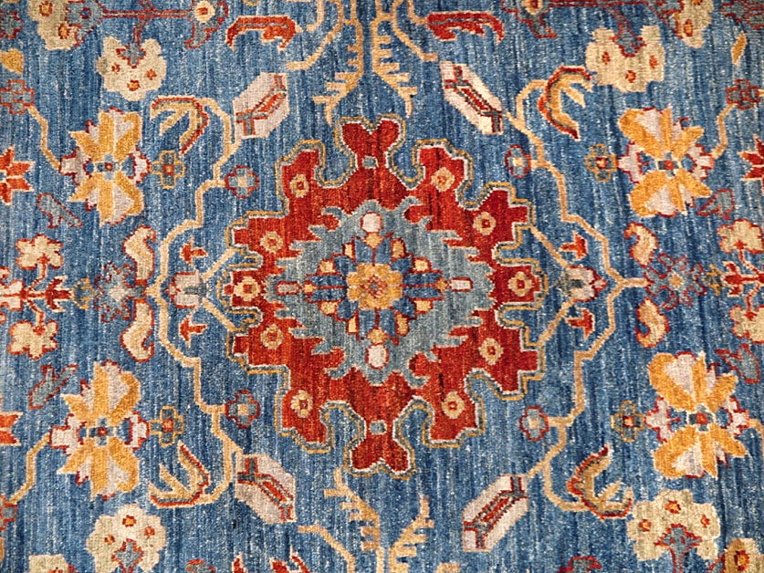 Blue Oushak Oriental Rugs Nomad Rugs