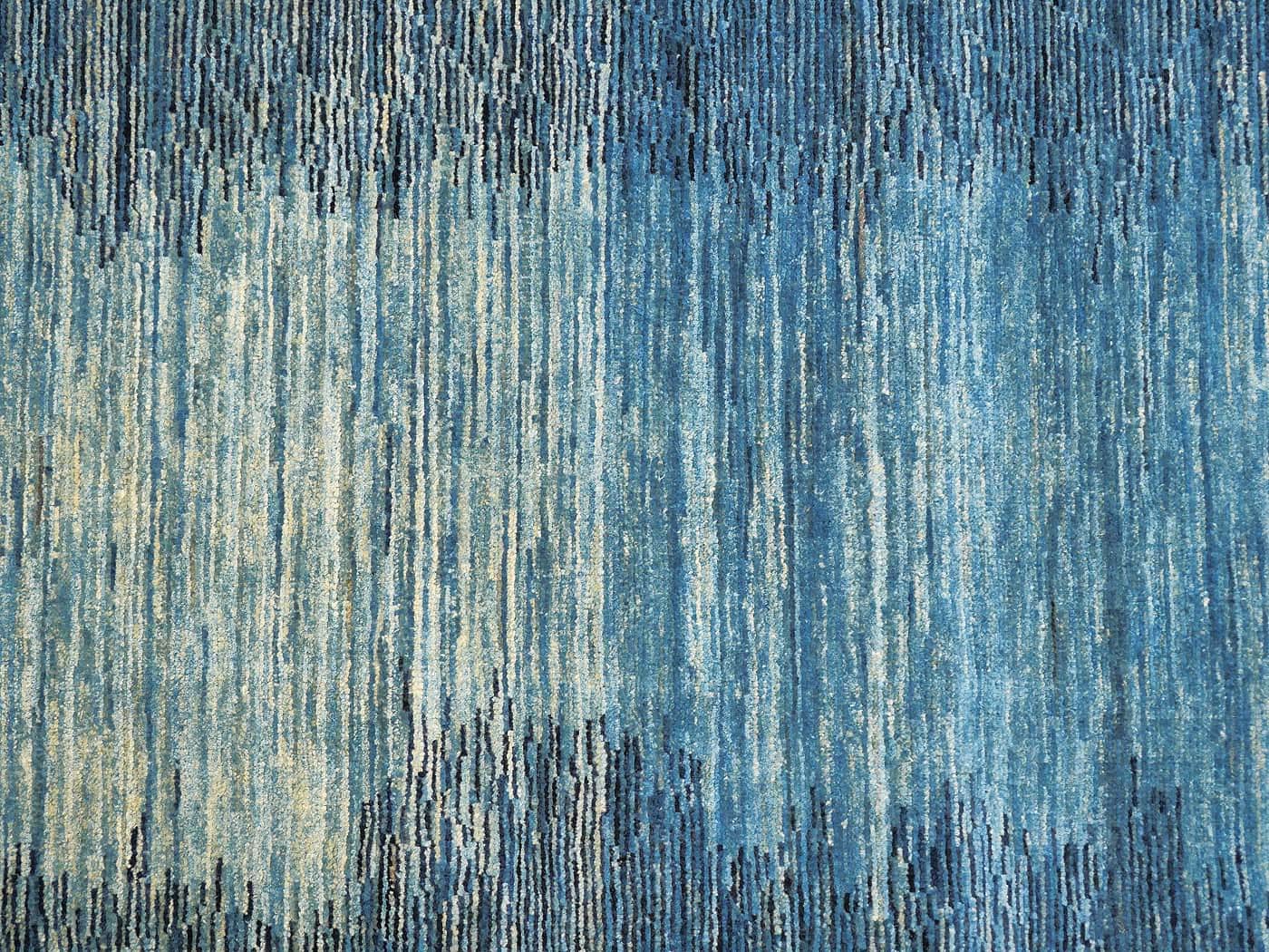 Blue Modern Oriental Rugs Nomad Rugs