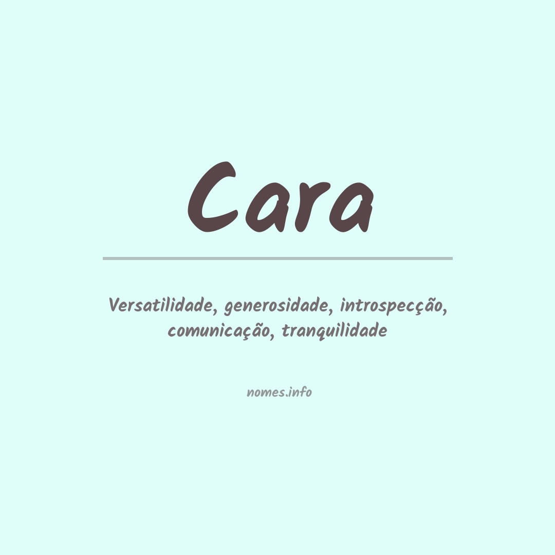 Must Know The Meaning Of The Name Cara For You