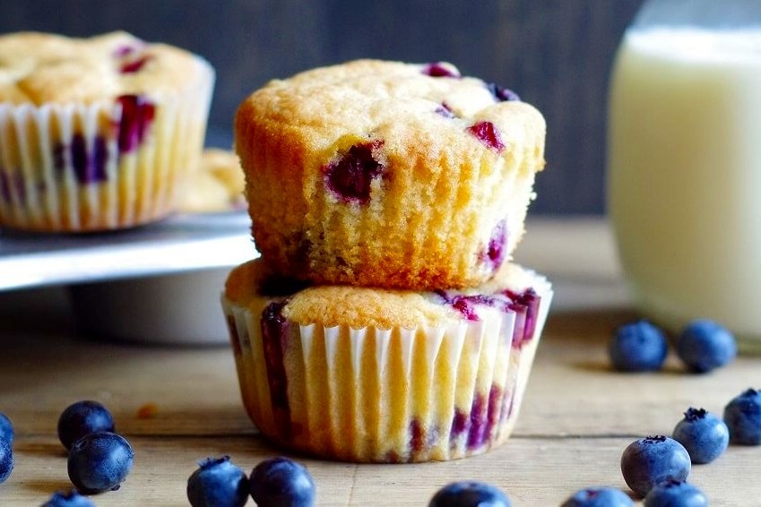 DairyFree Blueberry Muffins Recipe