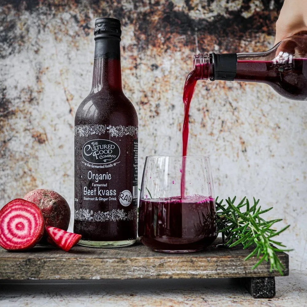 The Cultured Food Company Beetroot Kvass 500ml Noms