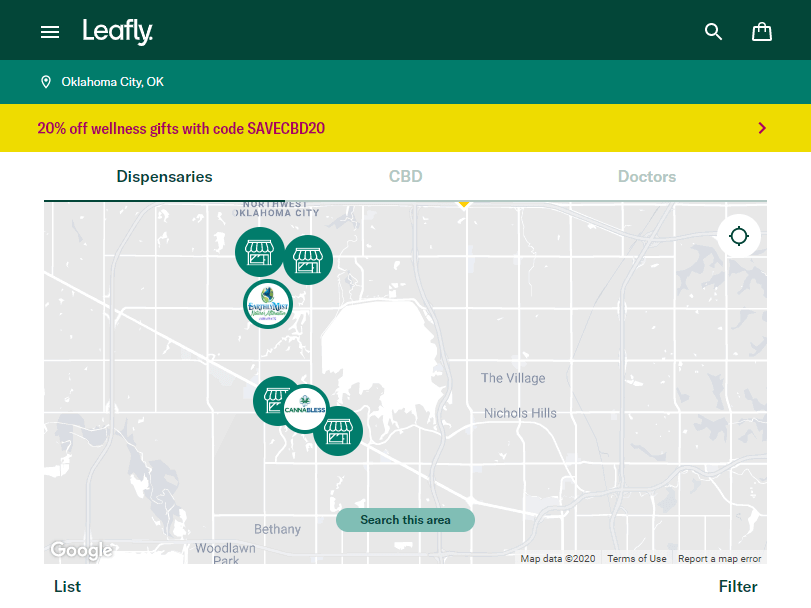 Leafly, WeedMaps Resources to help marijuana users