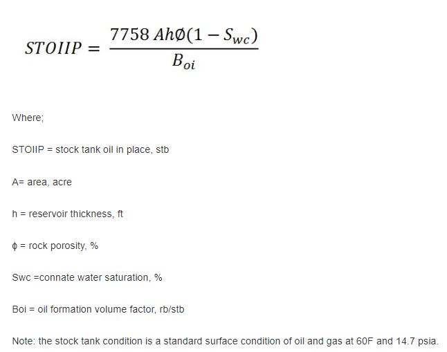 STOIIP Stock Tank Oil Initially In Place คืออะไร OIL MAN