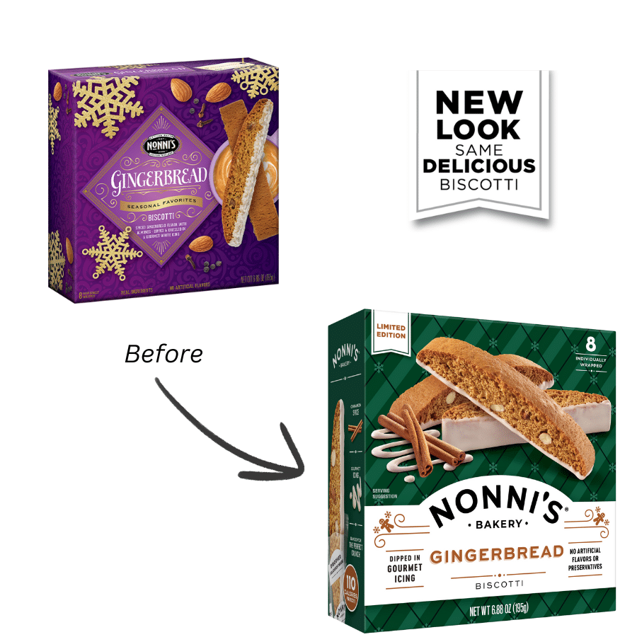 Gingerbread Biscotti Nonni's