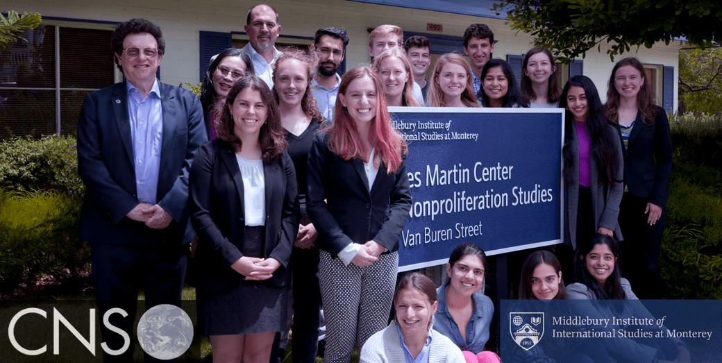 Paid Summer Undergraduate Nonproliferation Internships James Martin