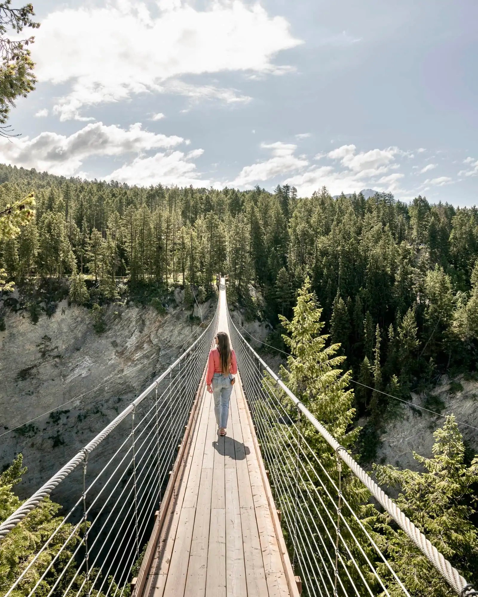 Thrillseeking at Golden Skybridge, BC Non Stop Destination