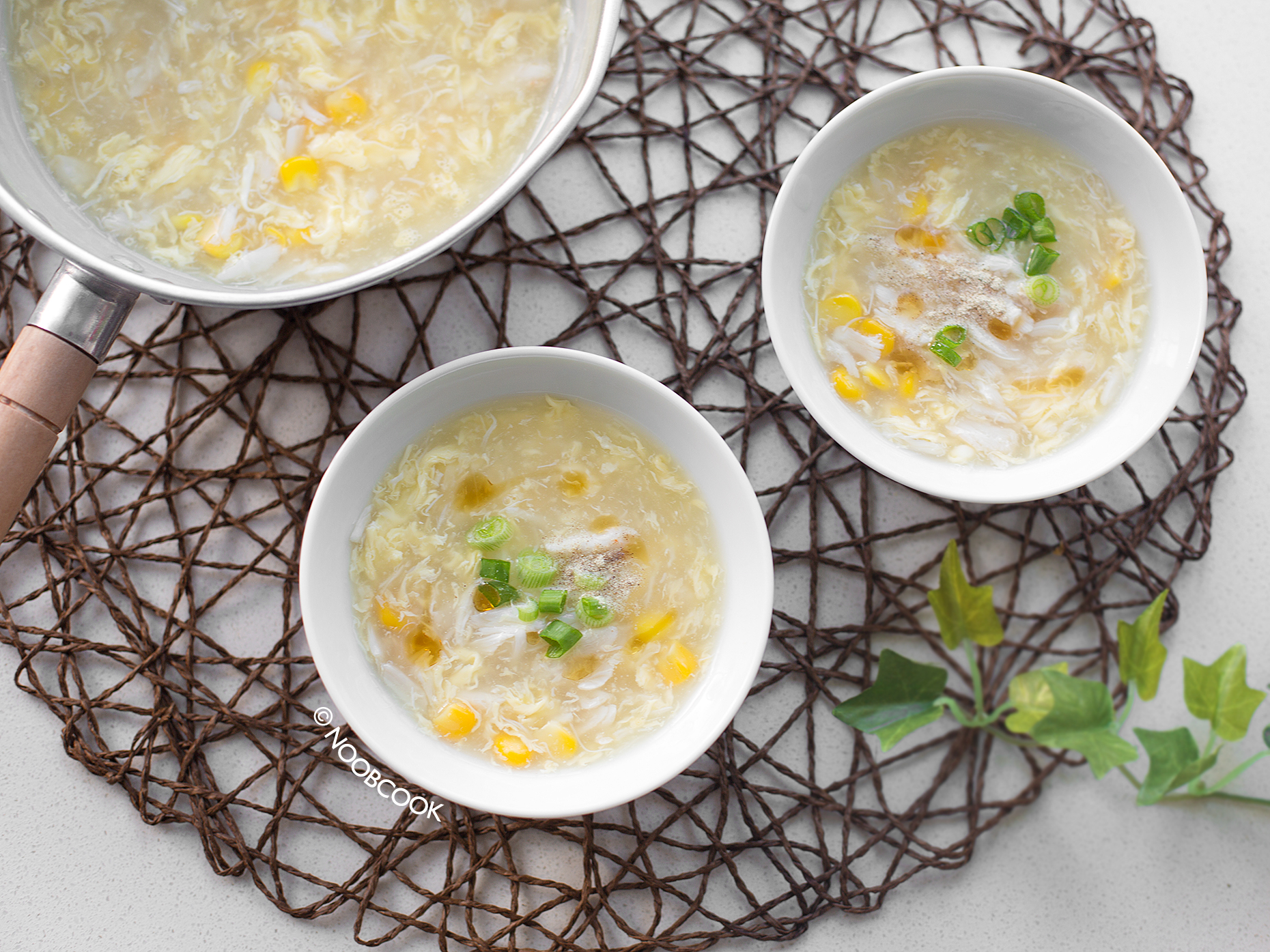 15minute Crab Egg Drop Soup Recipe Noob Cook Recipes