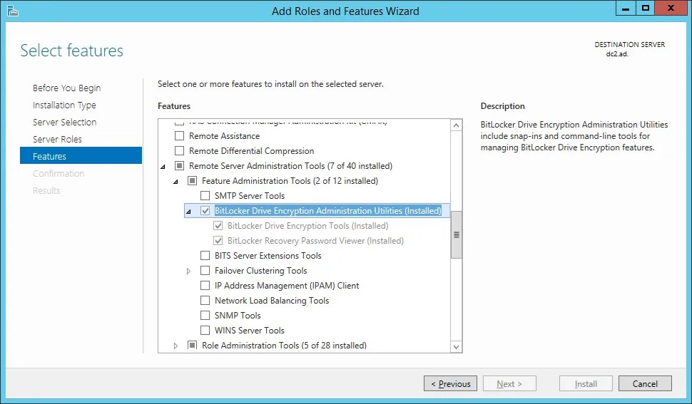 BitLocker with Active Directory Noobient