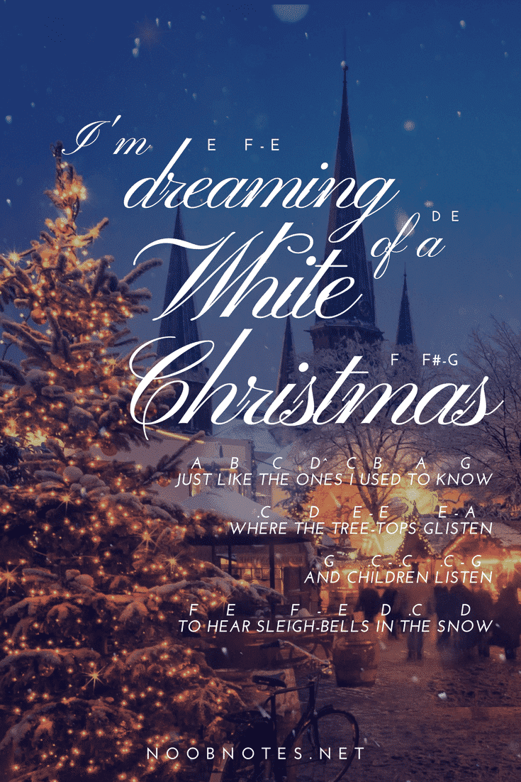 Im Dreaming Of A White Christmas Sheet Music