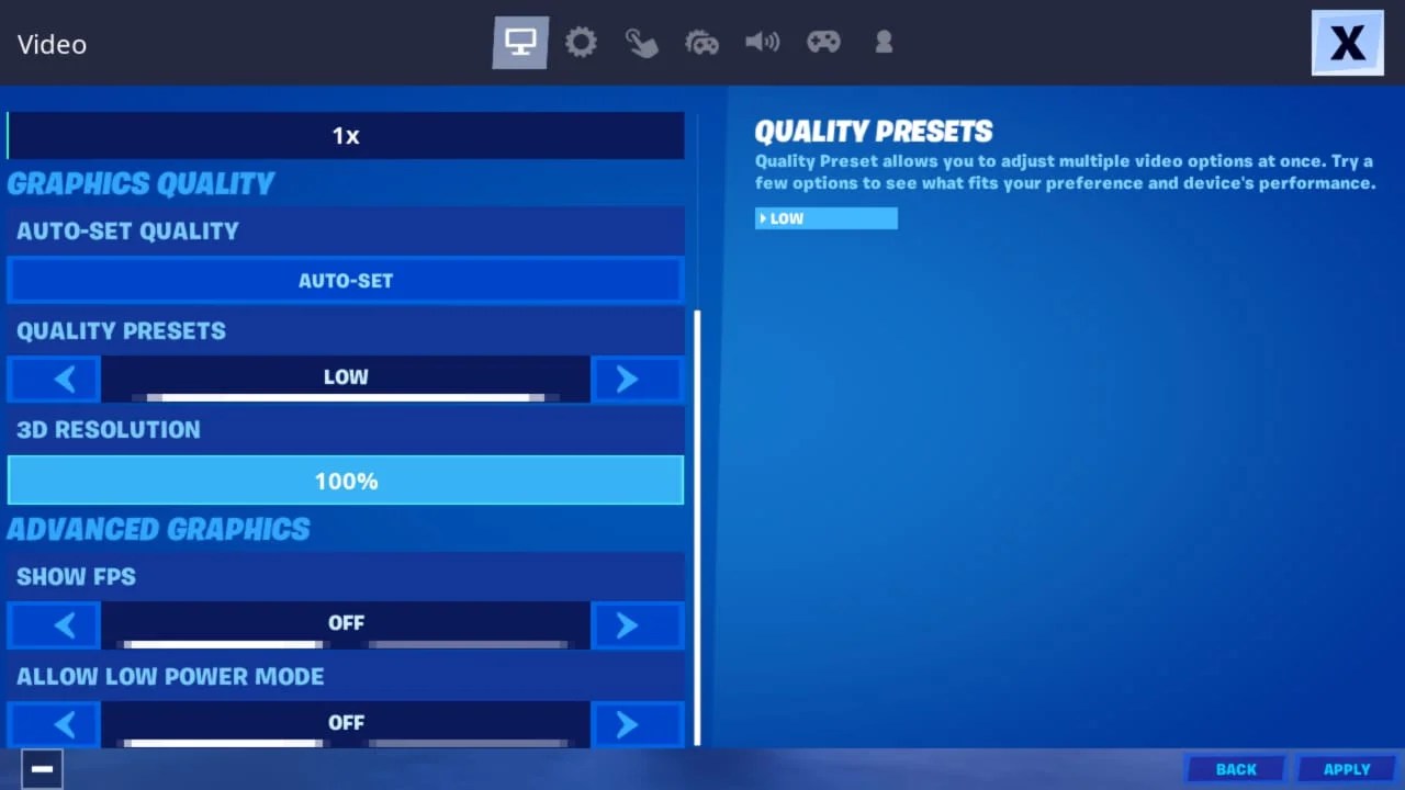 Fortnite Mobile Best Graphics settings for High FPS Gaming