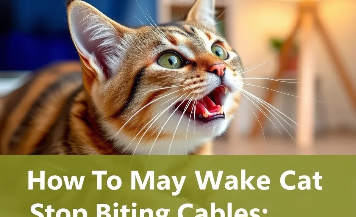 Understanding Why Cats Bite Cables