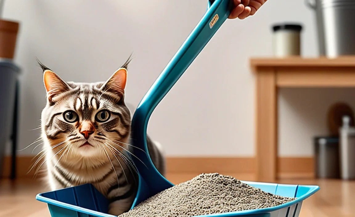 Practical Scooping Routine for Multiple Cats