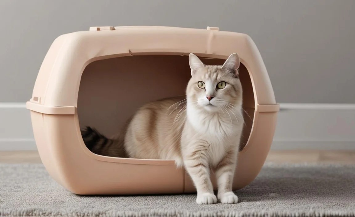 1. Standard Covered Litter Box