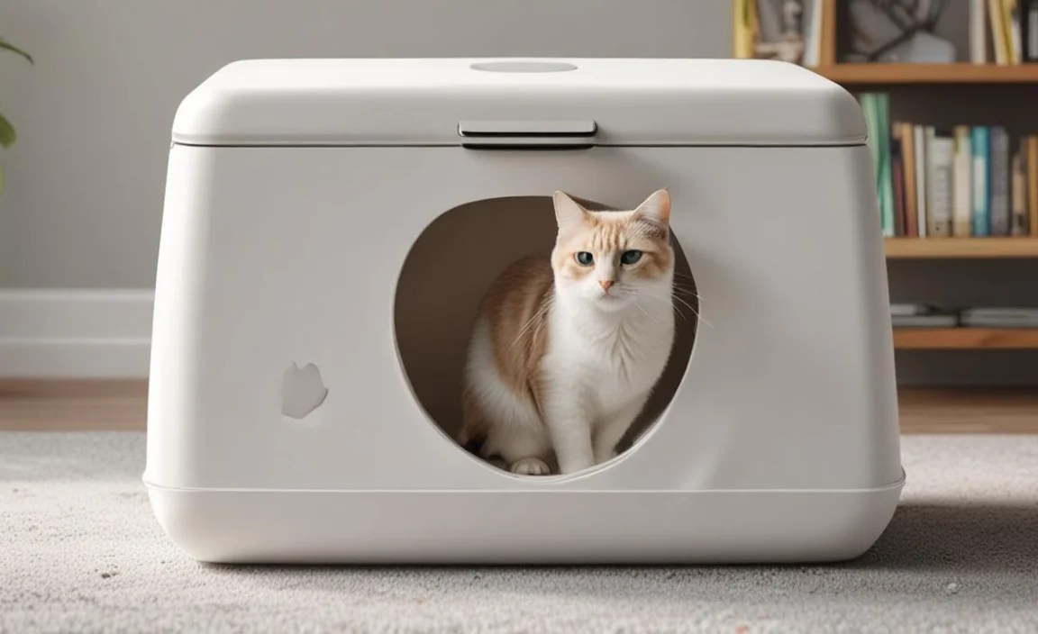 5. Corner Litter Box