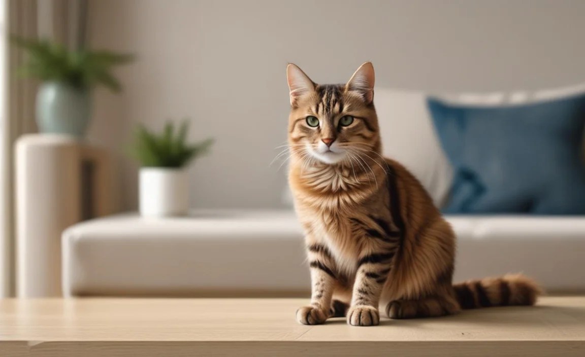 Cats As Decorative Accessories