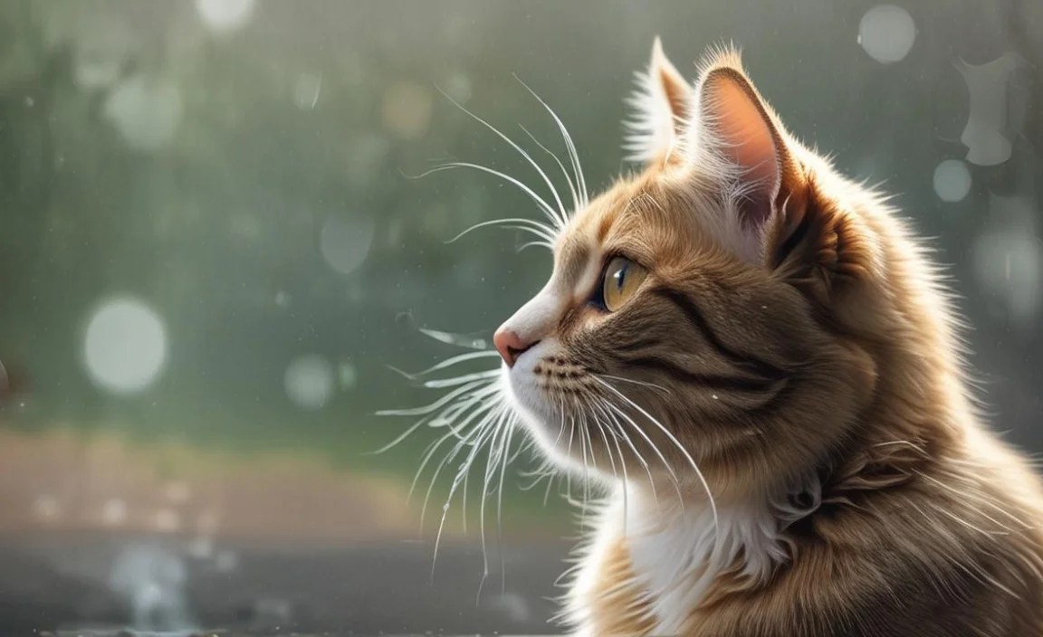 How Cats React To The Rain?