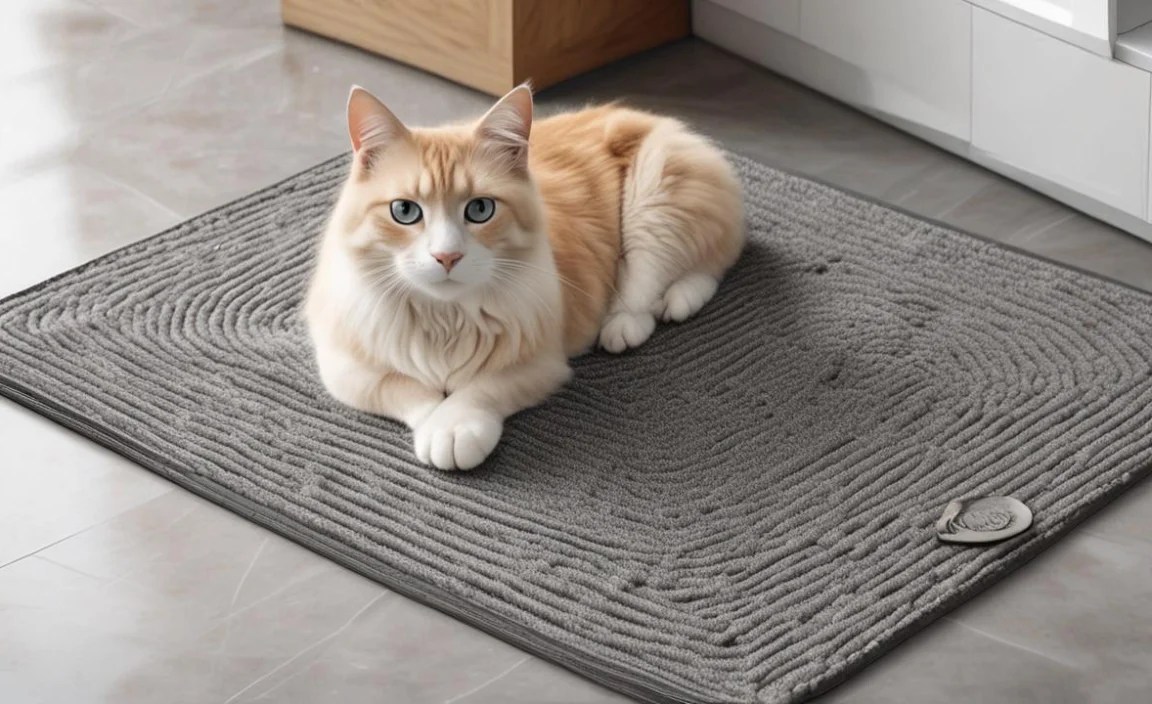 How does a stylish cat litter mat matter?