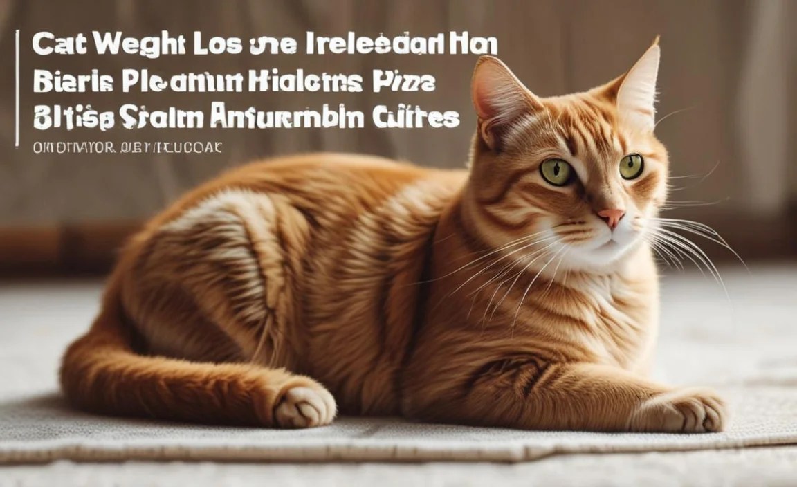 Sample Cat Weight Loss Plan for Indoor Cats
