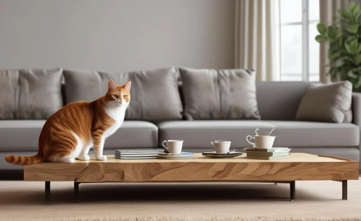 Tips For Managing Cats On Coffee- Tables