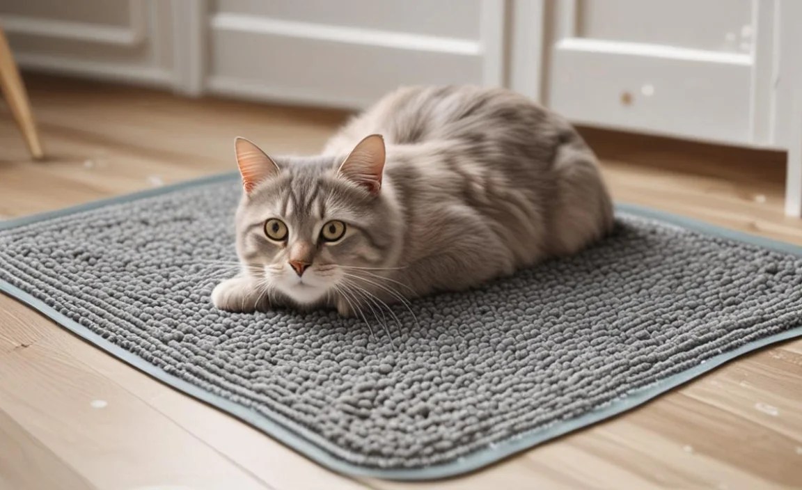 Using Cat Litter Mats to Train Your Cat